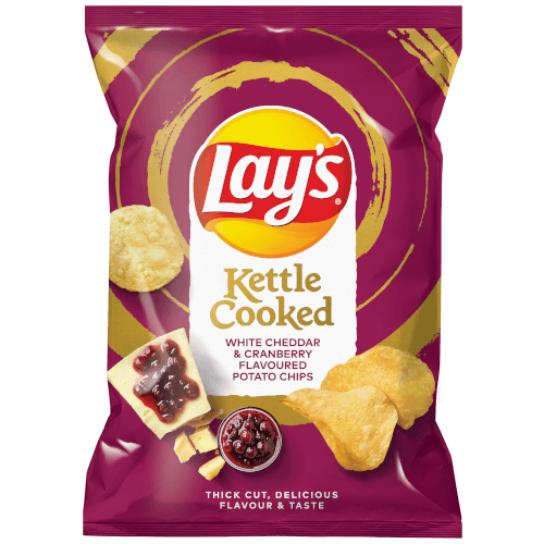 Lay's KettleCooked White Cheddar & Cranberry